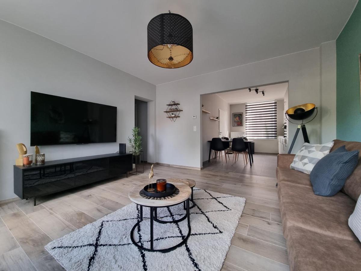 Appartement Cosy Et Familial Avec Terrasse Theux Bagian luar foto
