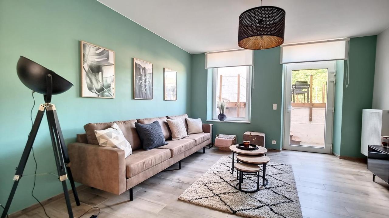 Appartement Cosy Et Familial Avec Terrasse Theux Bagian luar foto