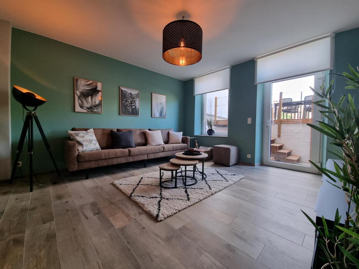 Appartement Cosy Et Familial Avec Terrasse Theux Bagian luar foto